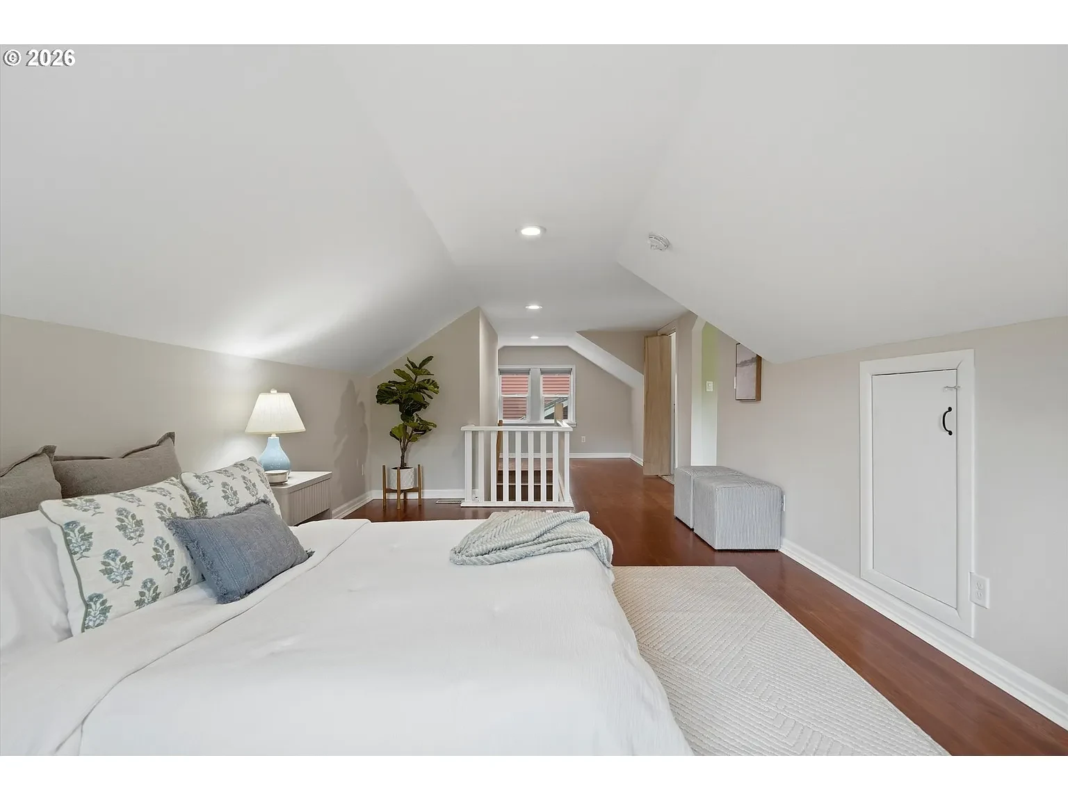 Alternate view of the loft bedroom